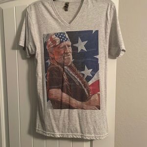 USA, Willie Nelson T-shirt soft material